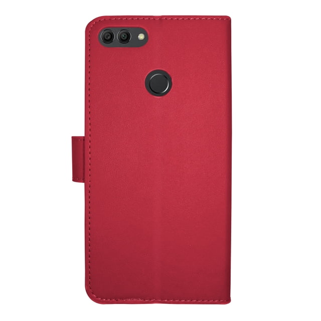 Funda tipo cartera Atti Premier diary para Huawei Y9 2018 Rojo