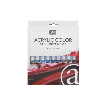 Art Advantage Paint Set Acrylic .41oz 18 Color