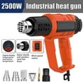 thumbnail image 2 of 2500w Hot Air Gun Mini Construction Dryers Shrink Wrapping Heat Gun Temperaturesa Djustable Thermal Blower & 4 Nozzles ,Variable Temperature, 2 of 6
