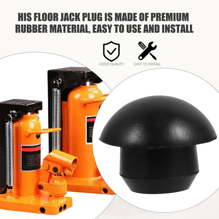 Floor Jack Repair Hydraulic Jack 5pcs Oil Plug Rubber Accessories Universal  Black Bottle Jacks Rubber Oil Filler Plugs
