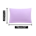 thumbnail image 6 of REGALWOVEN 1800 Microfiber Breathable Zippered Pillowcases Set of 2, Queen Violet 20"x30", 6 of 7