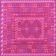 thumbnail image 1 of Ahgly Company Indoor Square Oriental Pink Traditional Area Rugs, 7' Square, 1 of 4