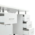 thumbnail image 4 of Manicure Table GLASS GLOW WHITE II Salon Nail Table Salon Furniture & Equipment, Light Version, 4 of 8