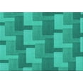 thumbnail image 1 of Ahgly Company Indoor Rectangle Patterned Dark Turquoise Green Area Rugs, 2' x 3', 1 of 6