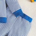thumbnail image 6 of NOLDARES Toddler Baby Boy Fall Clothes Printed Long Sleeve Pullover Sweatshirt Tops Joggers Pants Set Winter Outfits Size:2-3 Y,Blue, 6 of 7