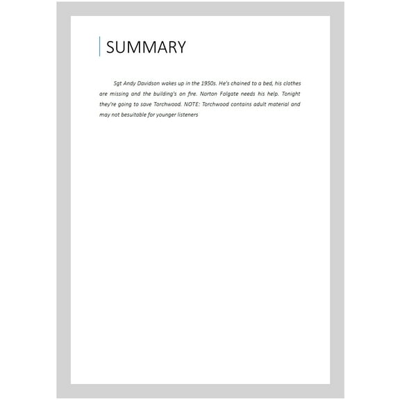 Torchwood - 22 Goodbye Piccadilly