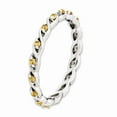 thumbnail image 3 of 925 Sterling Silver Stackable Expressions Citrine Ring Size: 10; for Adults and Teens; for Women and Men, 3 of 5
