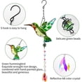 thumbnail image 3 of Crystal Attrape-Soleil de Fenêtre, Mignon Prisme de Colibri Vert, 3 of 5