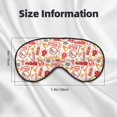 thumbnail image 3 of Rocae Firefighter Icons for Mask for Women Men, Luxury Eye Cover Eye Shade with Adjustable Strap for Travel, Nap, Meditation, 3 of 7