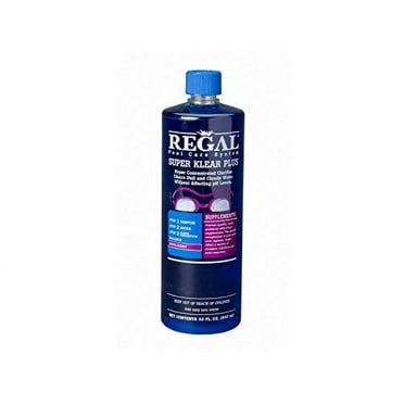 Regal Super Klear Plus Concentrated Pool Clarifier Chemicals, 1 Quart