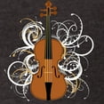 thumbnail image 3 of CafePress - Violin Swirls (For Dark Colour - Mens Football Shirt, 3 of 4