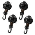 thumbnail image 1 of 4PCS Suction Anchor Kit Heavy Load Plastic Suction Hook Kit with 4 Carabiners Reusable Suction Cup Hanging Hook Kit for Home Ceiling Car, 1 of 9