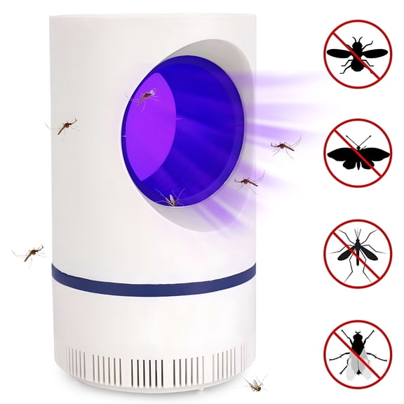 HIBIBUD Bug Zapper Electric Mosquito Lamp Light Fly Zapper Killer Insect Trap with Suction for Home Indoor Outdoor