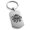 Silver, variant on Stainless Steel Kraken Octopus Pirate Skull Engraved Dog Tag Keychain Keyring