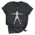 thumbnail image 1 of Camiseta holgada de manga corta con estampado de mueca retro para hombre y mujer Pompotops hfajkhk138944, 1 of 1