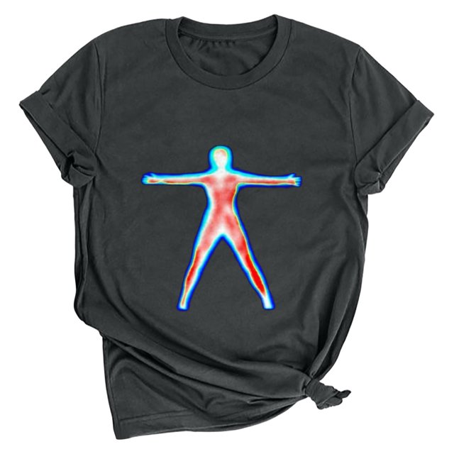 Camiseta holgada de manga corta con estampado de mueca retro para hombre y mujer Pompotops hfajkhk138944