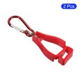thumbnail image 4 of Uxcell Glove Keeper Gloves Grabber Clips Holder Hanger for Helmets, Red 2 Pack, 4 of 5