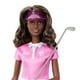 thumbnail image 2 of Muñeca moderna Barbie jugadora de golf morena con palo de golf, 2 of 6