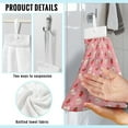 thumbnail image 6 of ZIATUBLE Pigs Strawberry Hanging Hand Dry Towels Breathable Hanging Kitchen Dish Towel Easy to Install Hand Towels for Bathroom Set 3 Pack Lightweight Hanging Kitchen Towel with Loop, 6 of 7