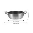 thumbnail image 4 of Stainless Steel Pan Nonstick Frying Pan Coating Honeycomb Food Pot Skillet for Cooking, 4 of 8