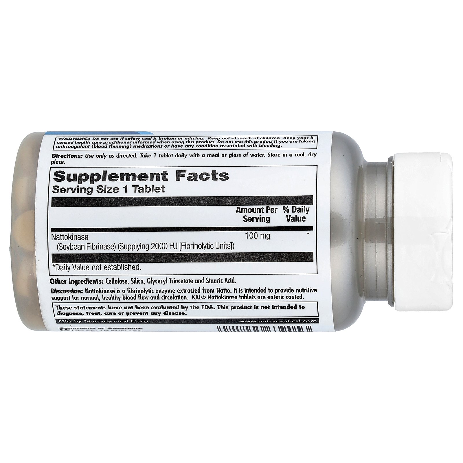 KAL Nattokinase, 100 mg, 30 Tablets