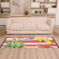 thumbnail image 2 of Yayeee Runner Rug for Bedroom 2'x6' Machine Washable Hallway Non Slip Mat, Striped Lemon, 2 of 8