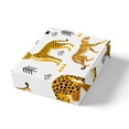 thumbnail image 4 of Erosebridal Cartoon Leopard Comforter Cover Full, Woodland Cheetah Bedding Full Size, White Brown Bedroom Decor Lightweight 3-Piece (No Comforter), 4 of 7