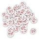 thumbnail image 1 of Etiquetas colgantes portátiles de 100 números 1 - 100 Etiquetas de identificación de equipaje Etiqueta de llave de número de dormitorio de supermercad - palabra blanca+roja shamjiam  Etiqueta de número, 1 of 6