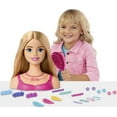 thumbnail image 4 of Barbie Doll Styling Head, Blond Hair with 20 Colorful Accessories, 4 of 6