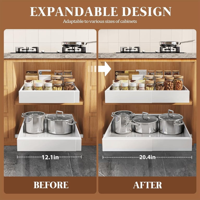 2-Pack Pull-Out Cabinet Organizer photo 6