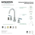 thumbnail image 4 of Kingston Brass FSC8923KPS Verona Widespread Bathroom Faucet with Brass Pop-Up, Brushed Brass, 4 of 4