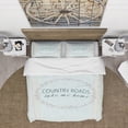 thumbnail image 2 of Designart 'Farmhouse Florals XIX' Farmhouse Duvet Cover Set, 2 of 4