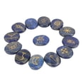 thumbnail image 3 of HealingTiger's Eye Sorcières Runes Ensemble de Pierres, Symbole Solomon Gravé, Divination Méditation Reiki Équilibrage, 5 Pcs, 3 of 8