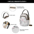 thumbnail image 4 of FORMRS Crossbody Bag for Women Quilted Travel Shoulder Cell Phone Purse with Chain Strap Handbag, Cartoon Elephant, 4 of 7