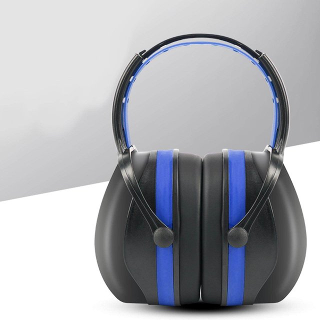 thinsony Protection Auditive Sécurité Cache-Oreilles Réduction de Bruit pour Dormir Bleu