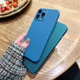 thumbnail image 5 of Slim Case for iPhone 14,Decase Ultra Thin Hard PC Lightweight Anti-Scratch Anti-Fingerprint Matte Skin-Feel Phone Cover for Apple iPhone 14- blue, 5 of 7