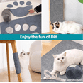 thumbnail image 6 of Cat Scratch Couch Furniture Protector,Adhesive Cat Scratch Pad Deterrent for Furniture,DIY Climbing Cat Scratcher Couch Protector from Cat Claws Scratching for Indoor,39.4"x15.8", 6 of 11