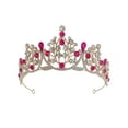 thumbnail image 1 of Elegant Bridal Rhinestone Wedding Headband Pageant Accessory for Bride 18th Birthday Party Hairpiece, 1 of 5