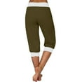 thumbnail image 6 of Luvrsol Women's High Waisted Skinny Capri Lightweight with Pockets Moisture Wicking Running, Size S-3XL, 6 of 6