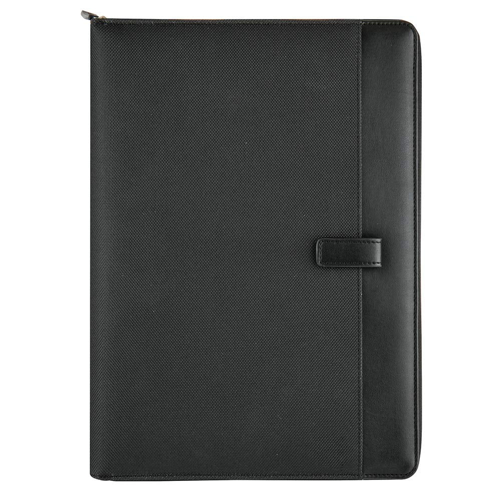 Zippered Padfolio Portfolio Binder, Boston Portfolio, Travel