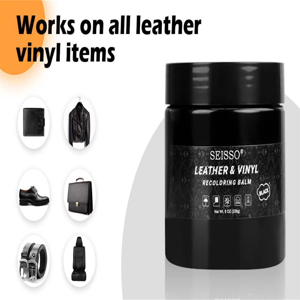 DEWEL Leather Repair Kit, 8 Garen, Black, 1 Count