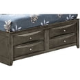 thumbnail image 2 of Gray Queen Storage Bed For A Contemporary Bedroom - Maximize Your Space Modern Add Style To Home Decor, 2 of 2