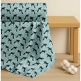 thumbnail image 4 of Soimoi Green Cotton Poplin Fabric Dolphin & Bubbles Ocean Printed Fabric 1 Yard 42 Inch Wide, 4 of 7