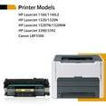 thumbnail image 2 of Arcon 6-Pack Compatible Toner for HP 49A Q5949A works with HP LaserJet 1160 1160LE 1320 1320N 1320TN 1320NW 3390 3392 Printers (Black), 2 of 9