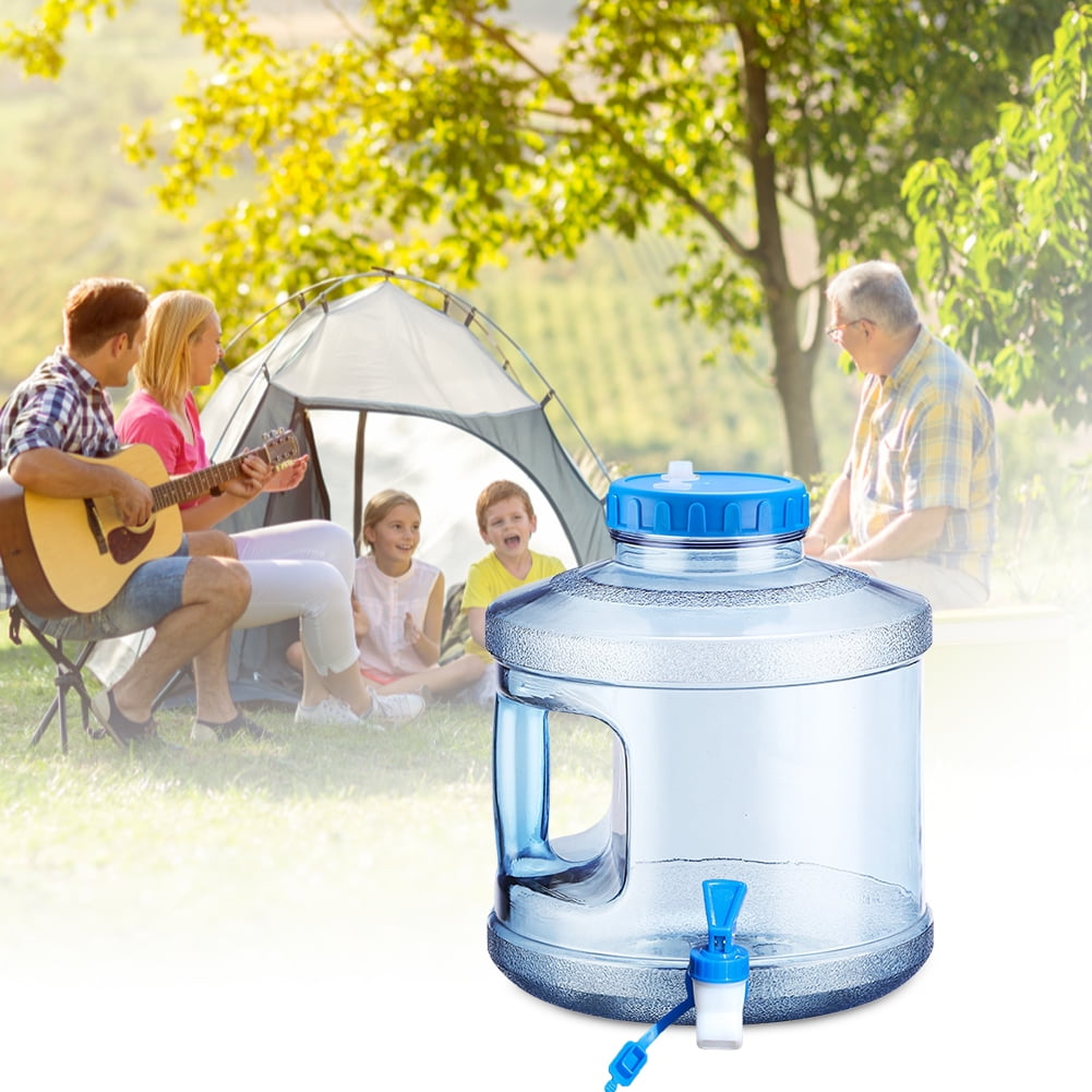 2 Gallon Water Containers with Spigot, BPA Free Water Jug, Water Tank, Multifunction Water Storage Containers for Camping Outdoor Hiking,Emergency Stroage