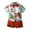 Red, variant on Herrnalise Toddler Baby Boys Summer Print Shirt Outfits Clothes Short Sleeve Button Down Tops + Shorts Set