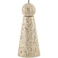 thumbnail image 4 of Livabliss Teslin Traditional Accent Table Lamp, 22-inch, Light Grey/Brown with Brown Shade (Set of 2), 4 of 5