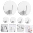 thumbnail image 2 of Ganchos Adhesivos Blancos Para Pared 6 Piezas Gancho Auto Adhesivo Sin Taladro Para Cocina Baño Llaves Organizador Multiuso, 2 of 4