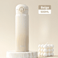 thumbnail image 1 of Termo de acero inoxidable 316, botella de agua de 500ML, termo de vacío con anillo de mano oculto, taza térmica aislada para beber directamente, 1 of 5