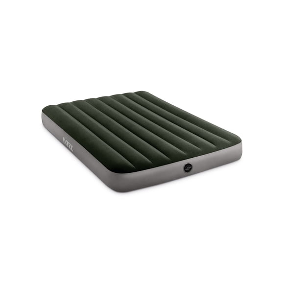 Intex 64108E Dura-Beam Colchón de Aire estándar Prestige: Fiber-Tech - Tamaño matrimonial, Altura de Cama de 10 Pulgadas, Capacidad de Peso de 600 Libras, Bomba se Ven